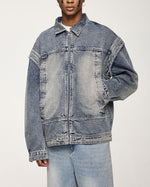 復古做舊牛仔外套