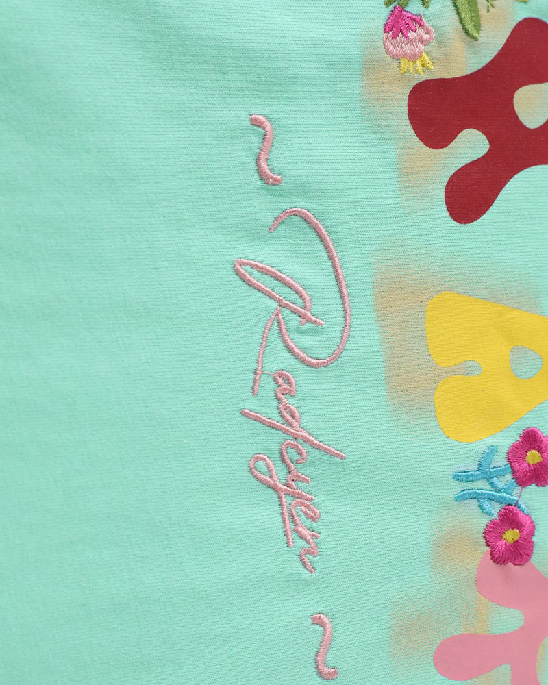 헐렁한 개인화된 반팔