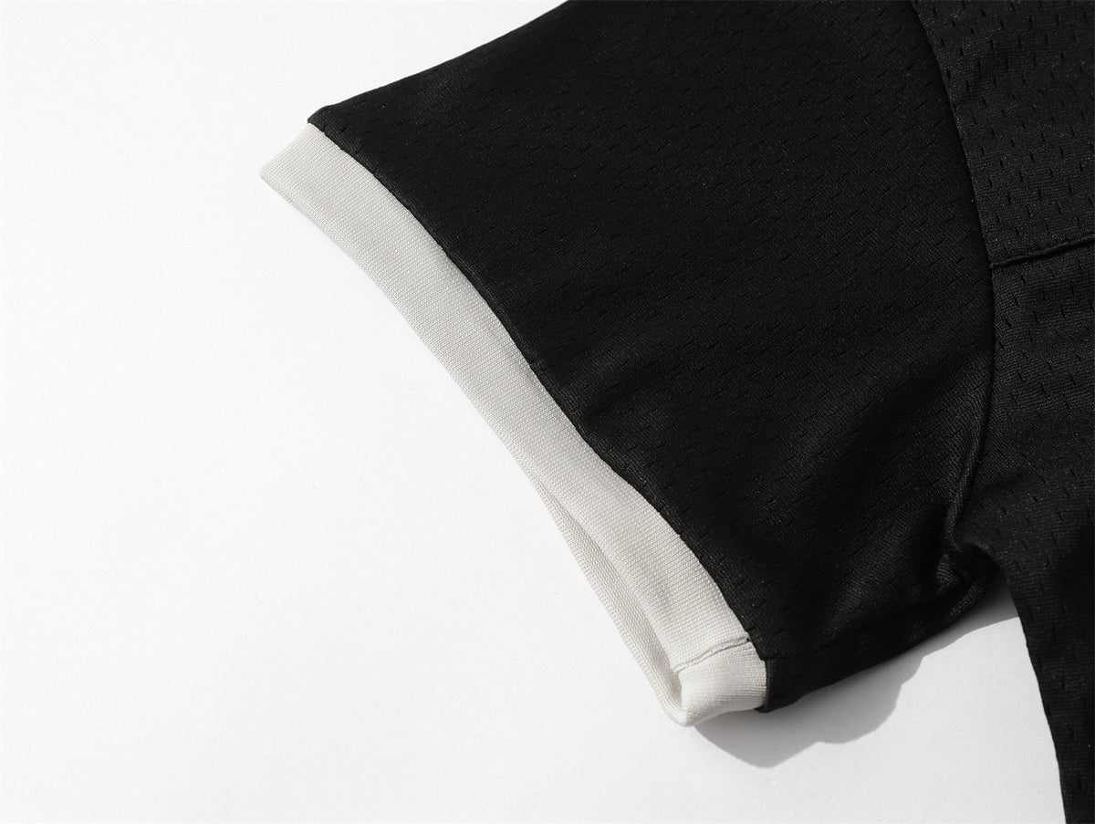 빈티지 자수 루즈한 반소매