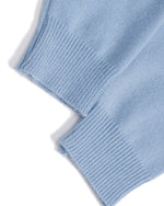 Contrast color mushroom sweater