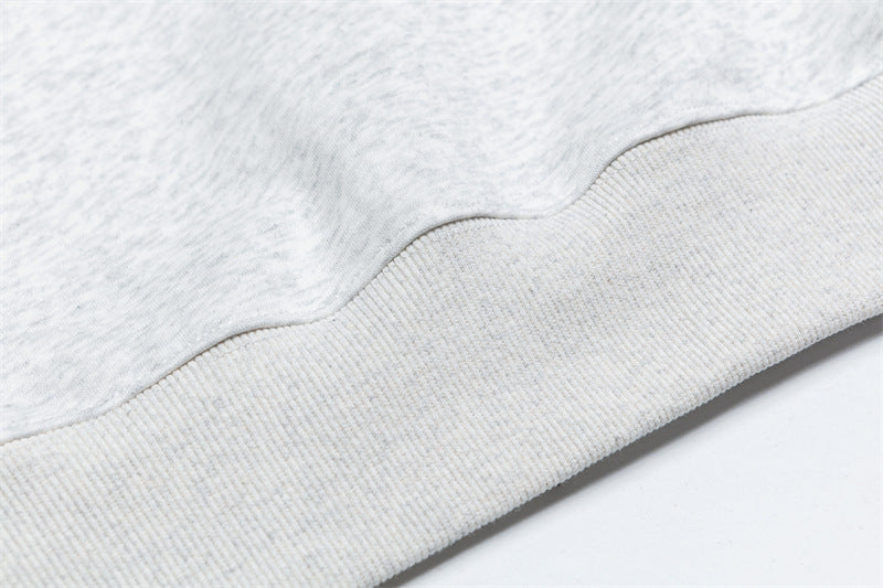 復古拼接撞色圓領衛衣