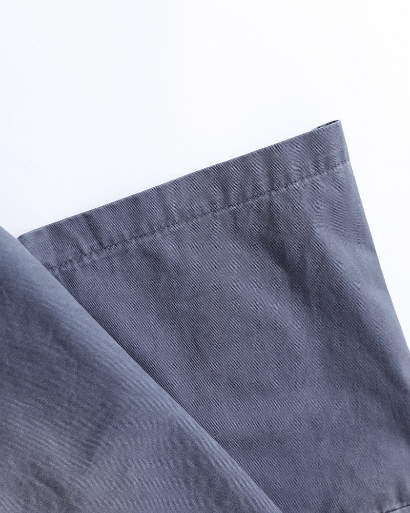 Vintage workwear short-sleeved shirt