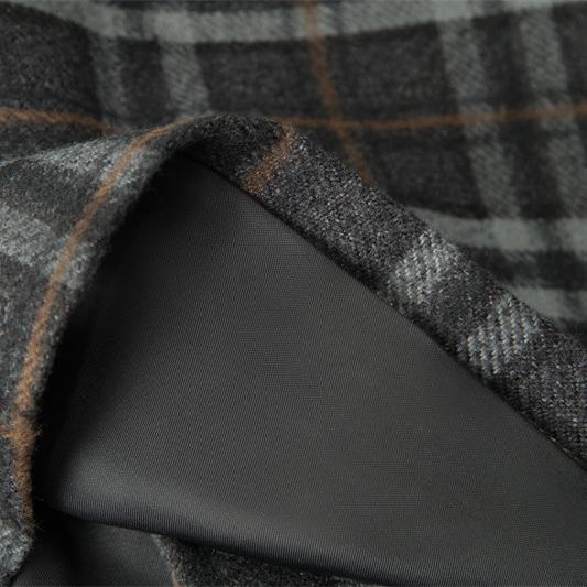 레트로 플레드 로우웨이스트 스커트