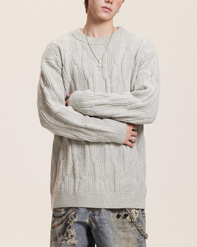 Vintage pullover knit sweater