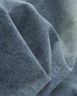 Washed distressed denim cropped shorts