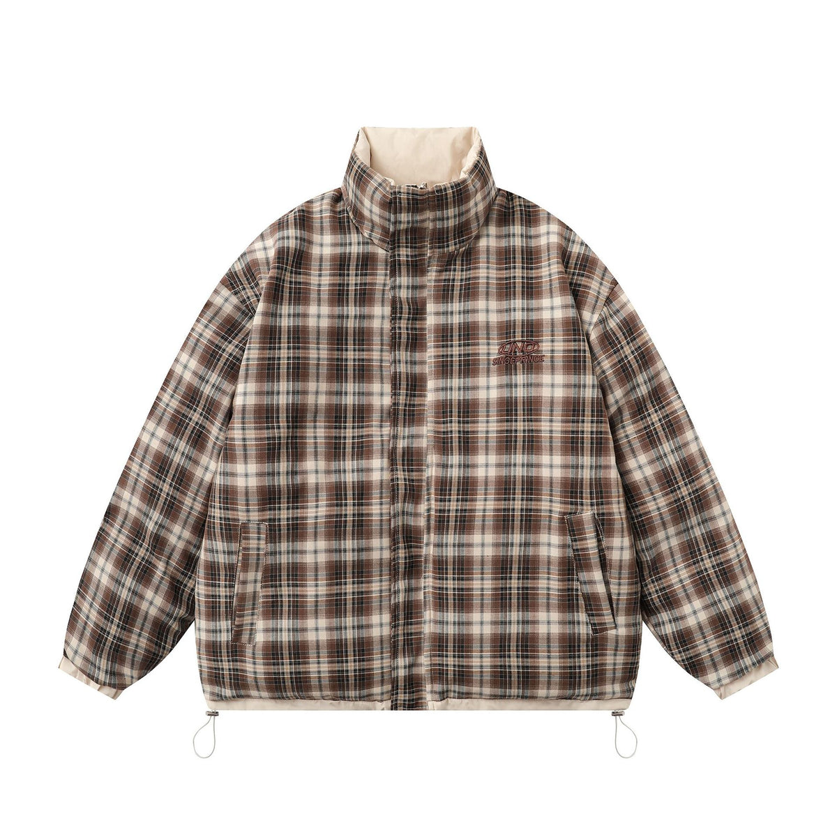 Retro reversible cotton jacket