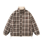 Retro reversible cotton jacket