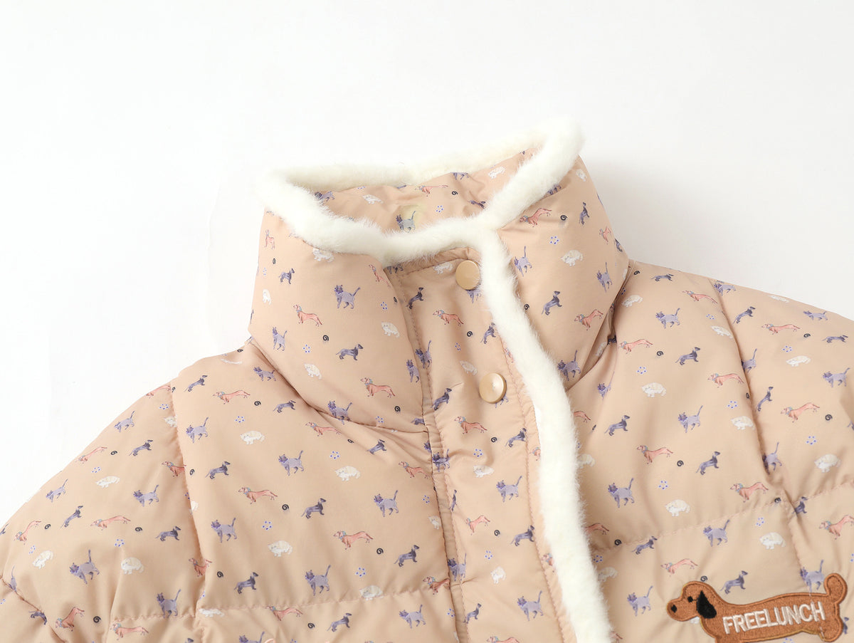 Retro floral embroidered patchwork cotton jacket