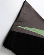 Retro contrast patchwork short sleeves