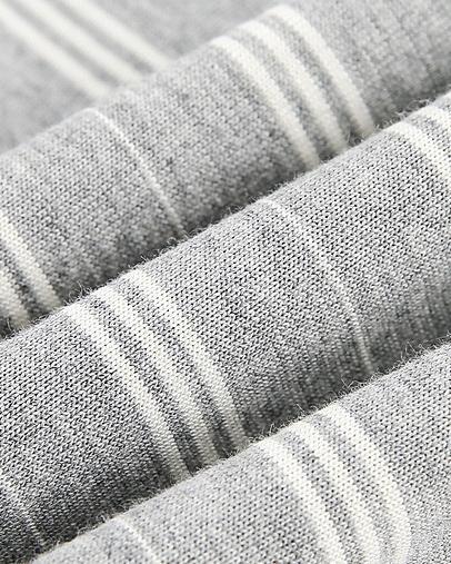 Retro letter lapel striped long sleeves