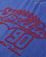 빈티지 워시드 자수 반팔