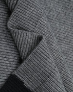 Retro letter turtleneck sweater