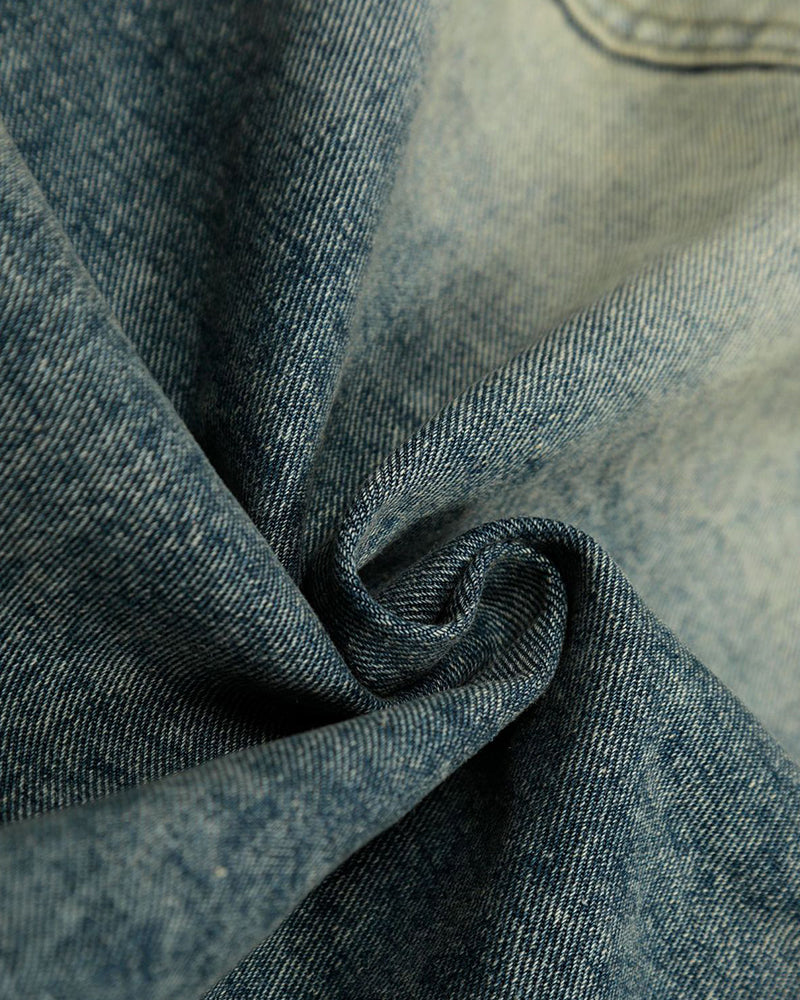 Retro simple denim jacket