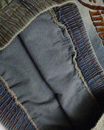 刺綉牛仔連帽衛衣