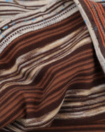 대조적인 줄무늬 짧은 소매