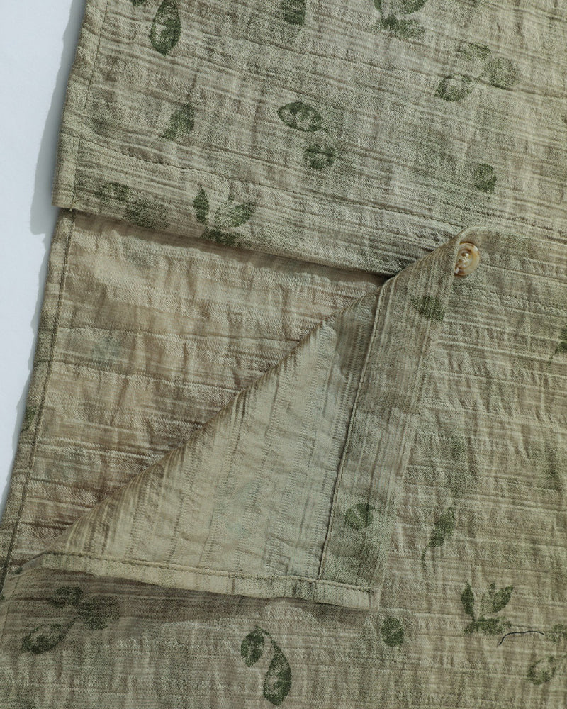 Floral short-sleeved shirt