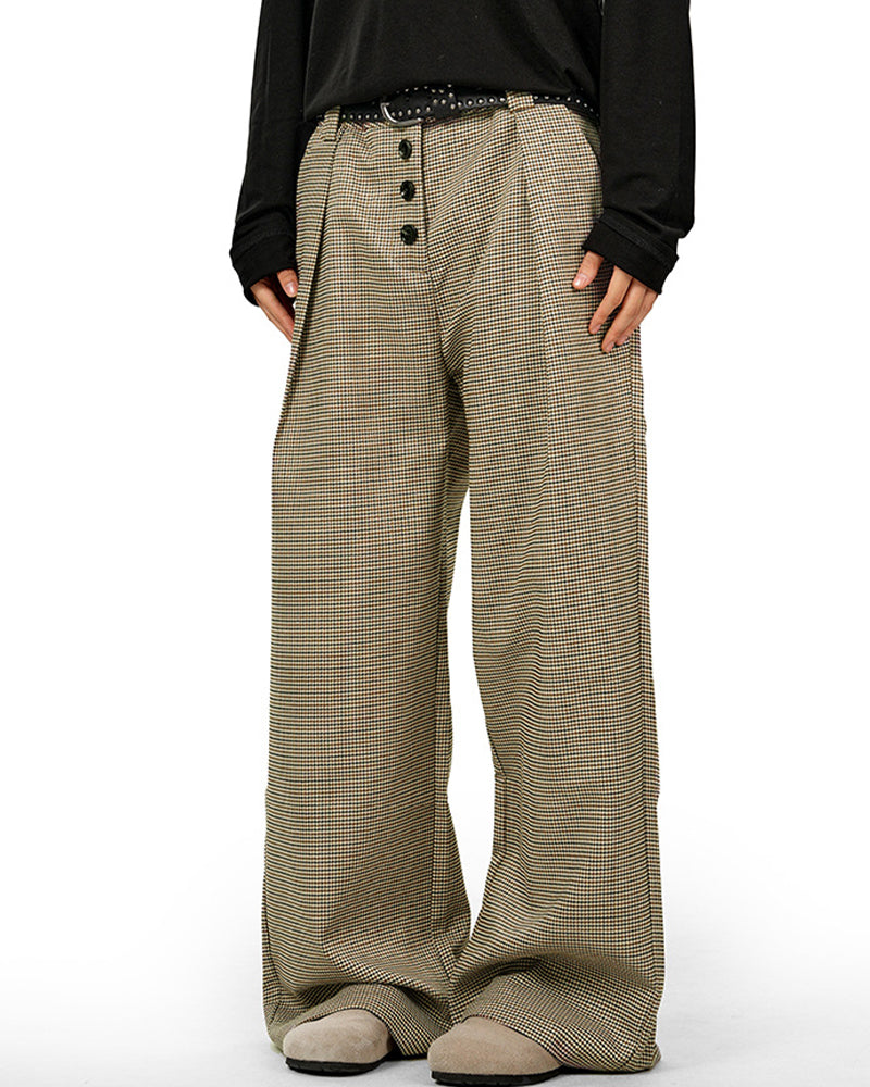 Retro casual trousers
