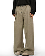 Retro casual trousers