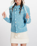 하이넥 니트 카디건(여성용)