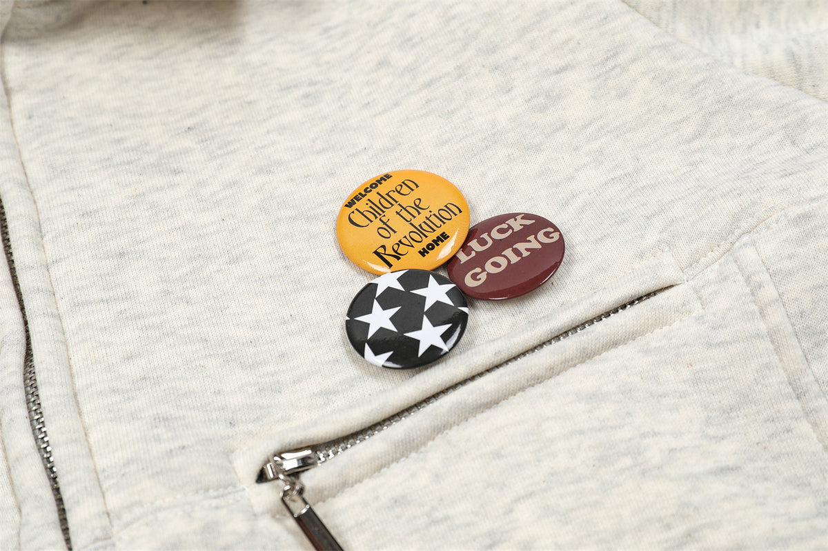 Retro letter embroidered jacket