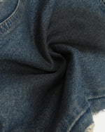 做舊直筒牛仔褲