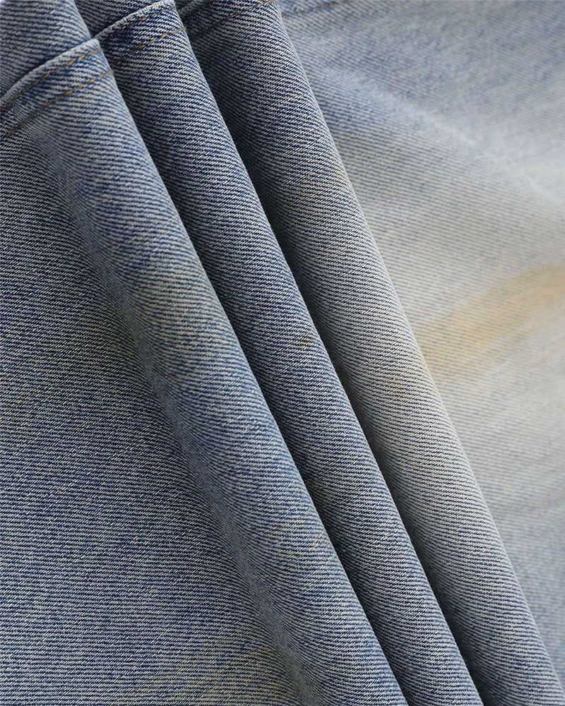 水洗做舊牛仔褲