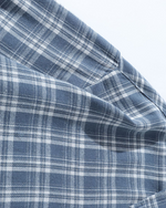 Plaid casual long-sleeved shirt