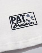 레트로 콘트라스트 프린트 반소매