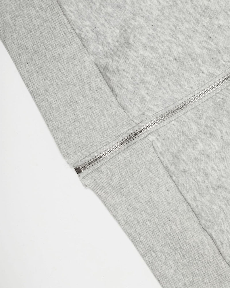 Retro hooded sweatshirt jacket