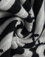 Star-striped knit sweater