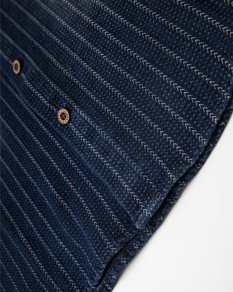 復古水洗牛仔襯衫