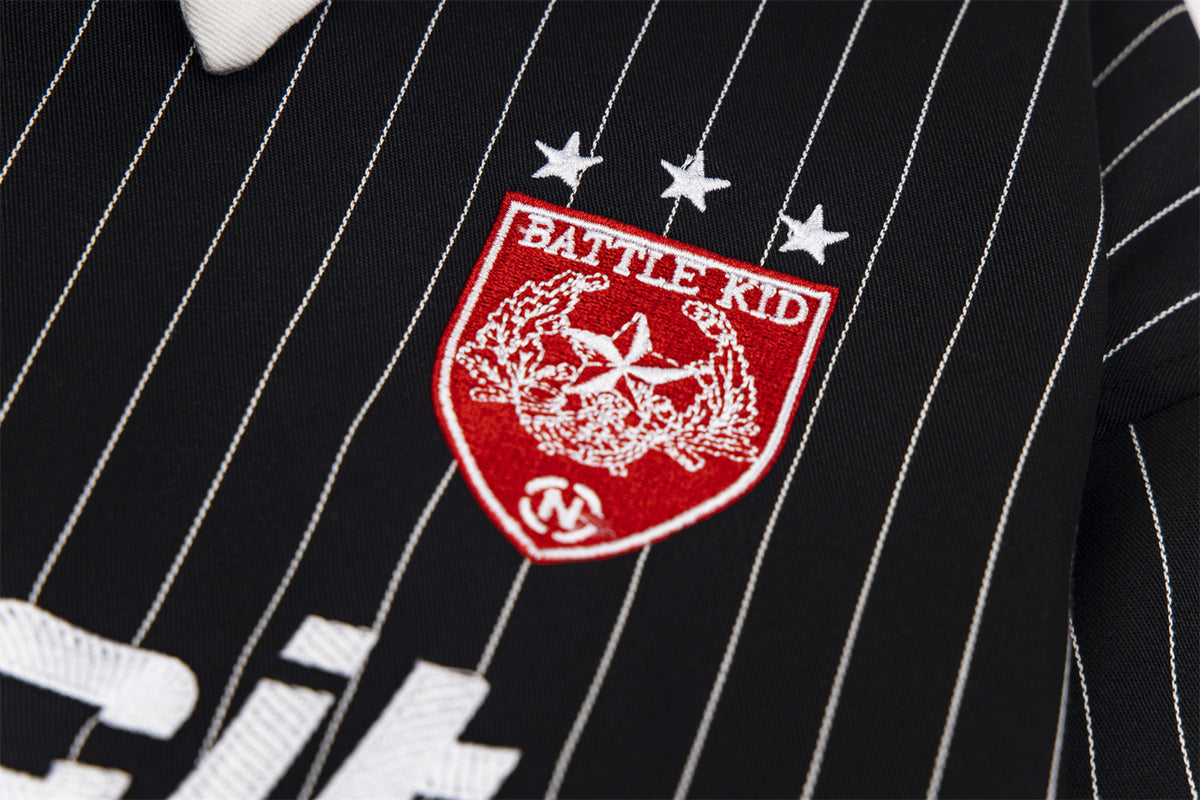 Retro sports contrast striped jacket