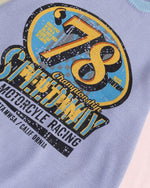 Contrast color pullover sweater