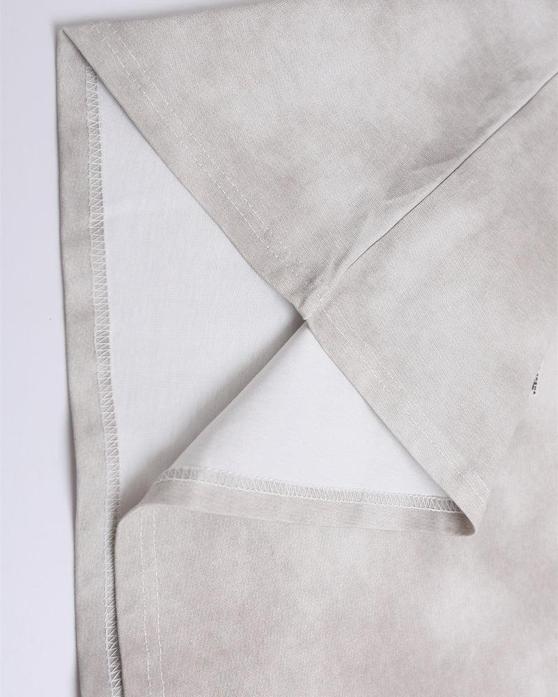 레트로 라벨 캐주얼 반팔