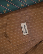 Striped short-sleeved shirt