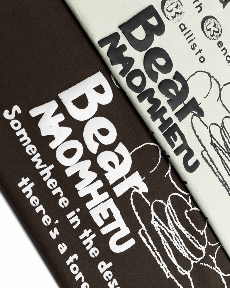 레트로 귀여운 곰 반팔