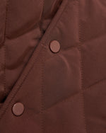 레트로 레터 자수 코튼 패딩 재킷