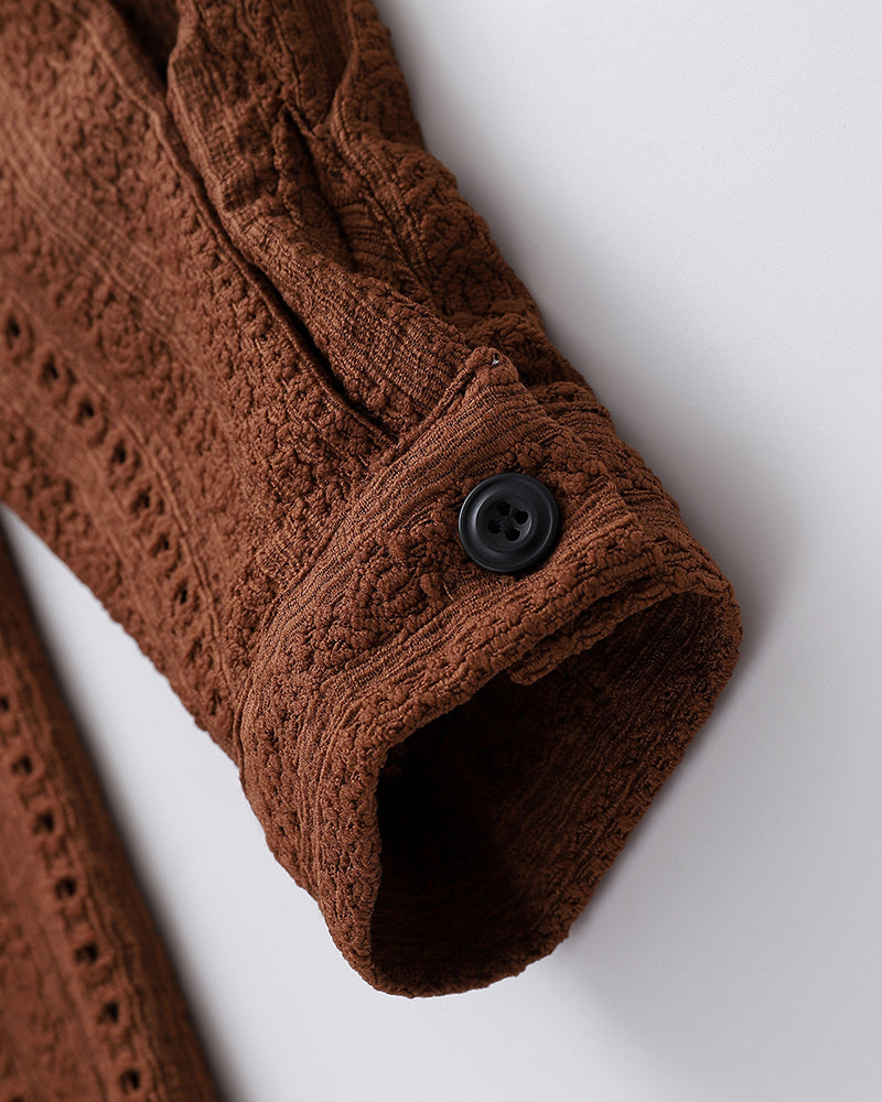 vintage striped long sleeve shirt