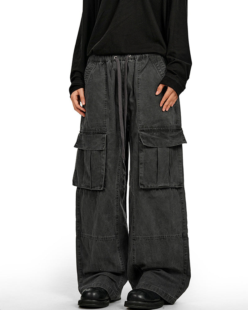 Retro cargo trousers