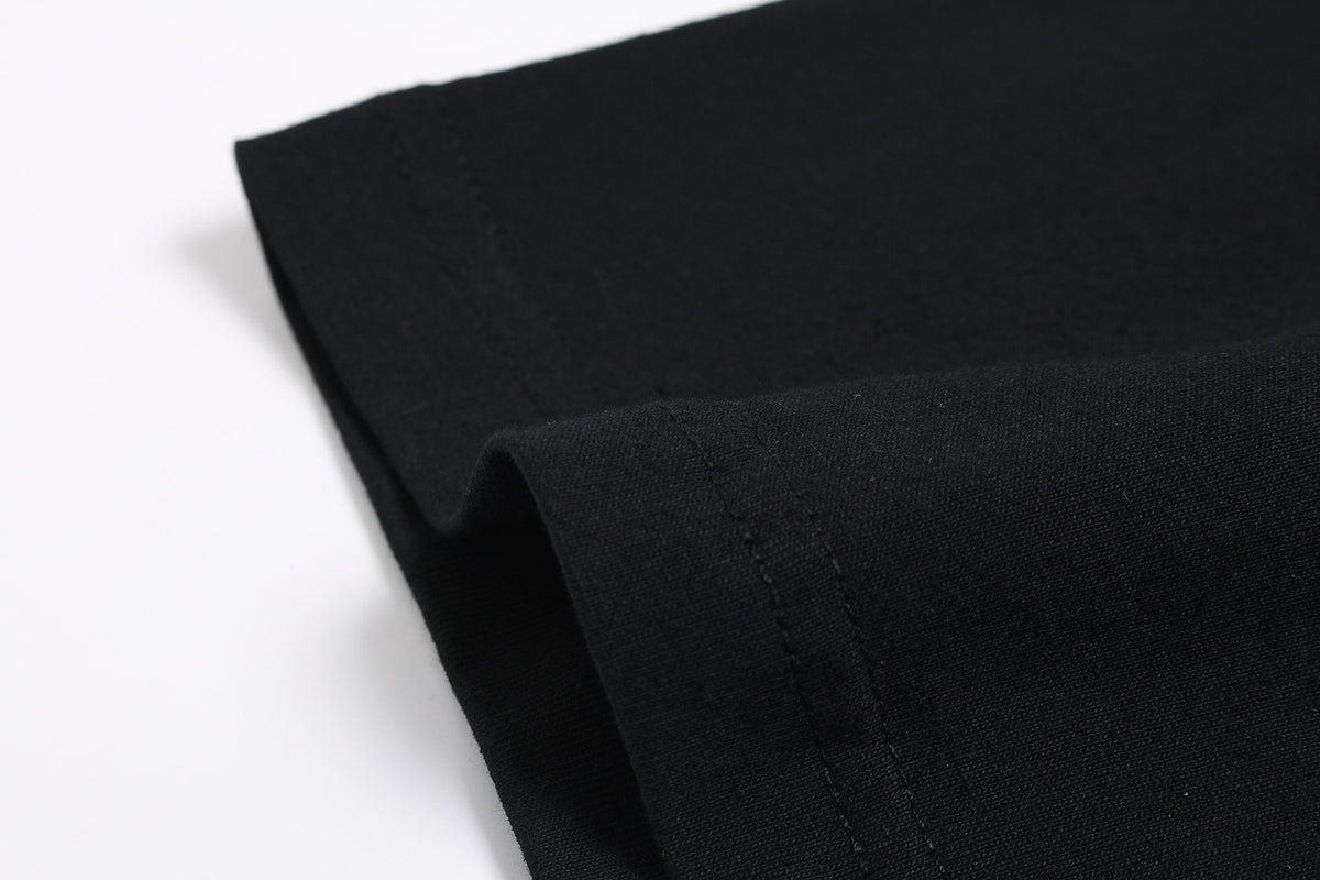 Vintage washed printed short sleeves