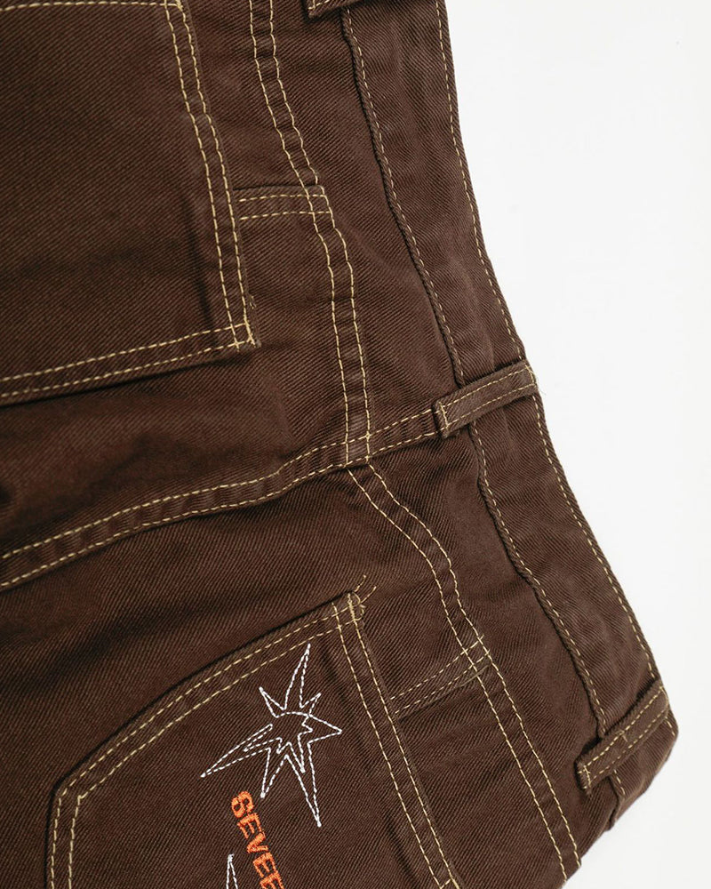 Retro-style wide-leg pants