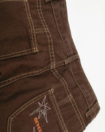 Retro-style wide-leg pants