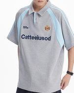 Colorblock polo short sleeves