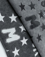 Distressed printed vest (women's)