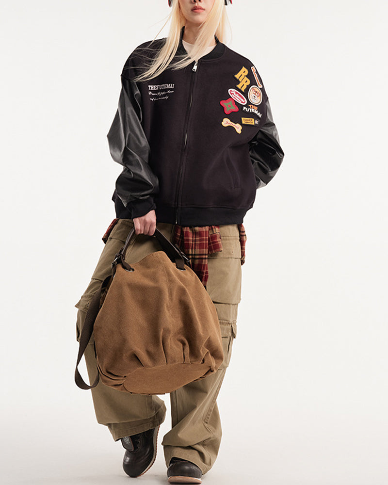 刺綉棒球服外套