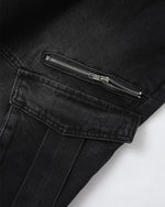 Vintage denim overalls