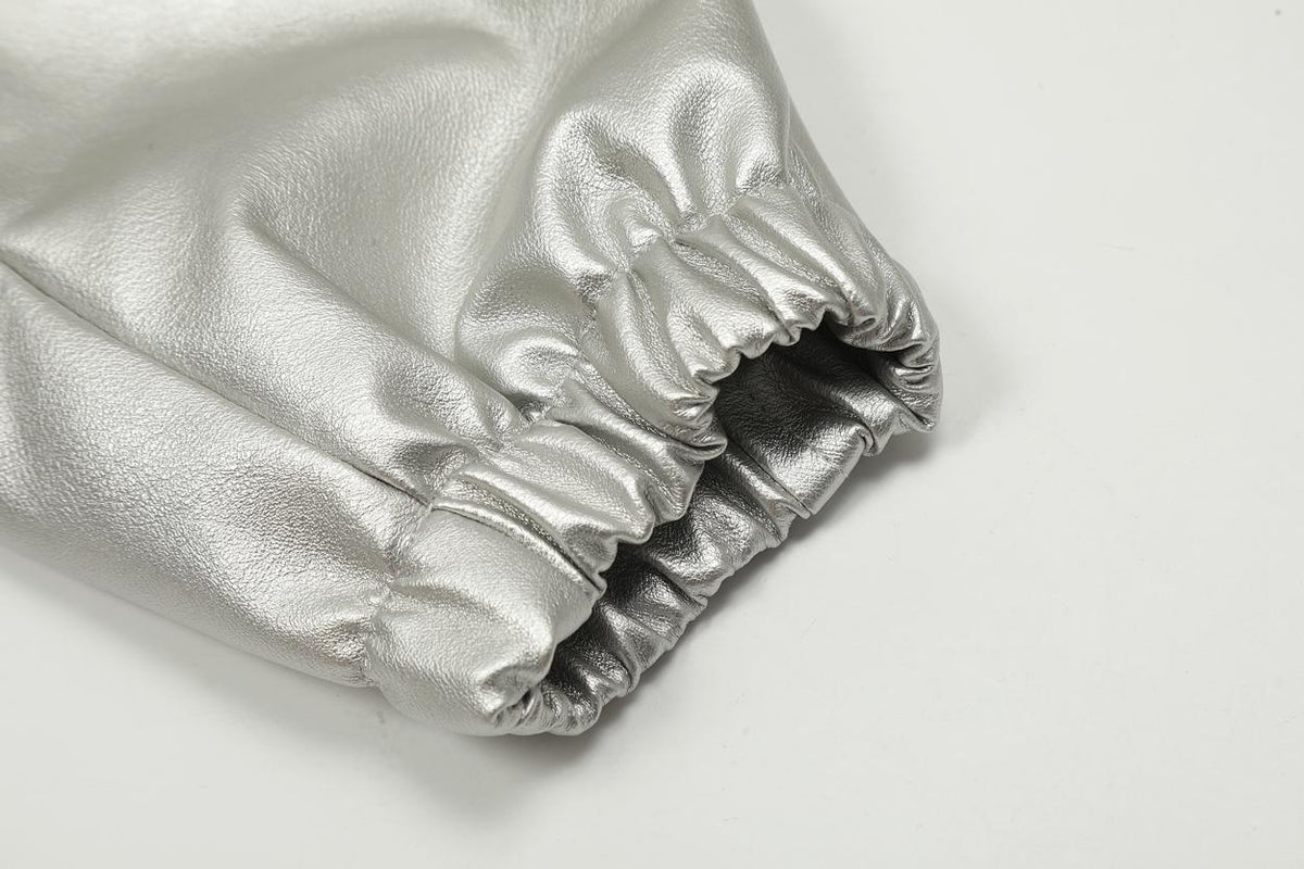 광택 디자인 후드티