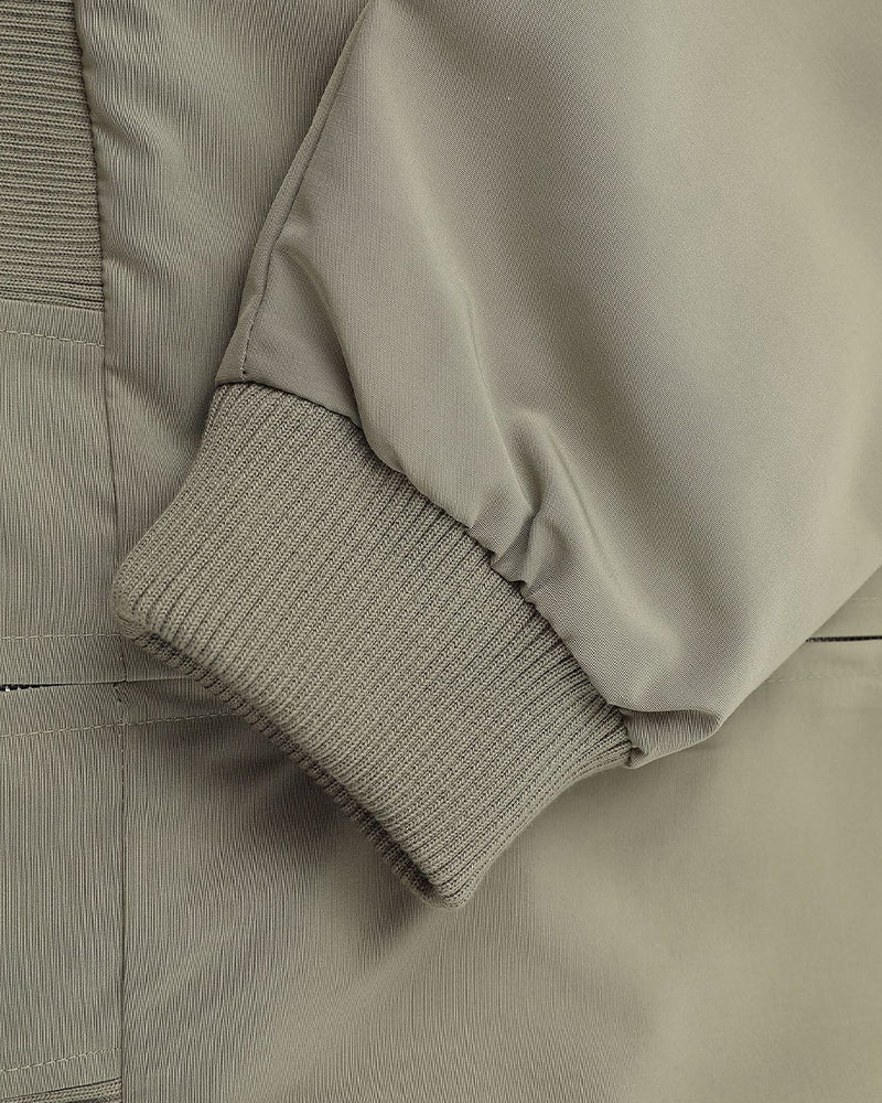 embroidered hooded jacket