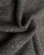 Embroidered duffle button sweater jacket