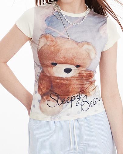 귀여운 곰 반팔